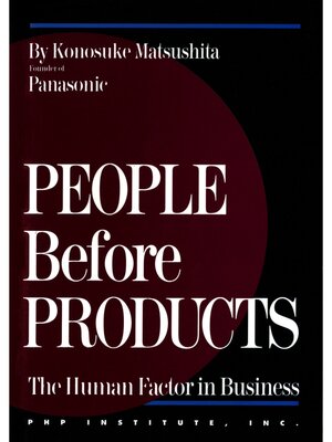 cover image of People Before Products　The Human Factor in Business